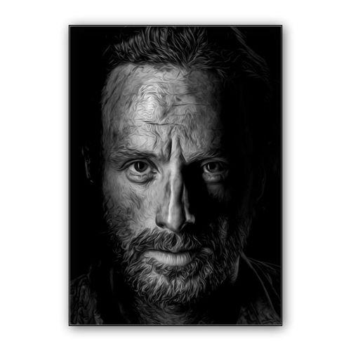 Rick Grimes Walking Dead wall art poster