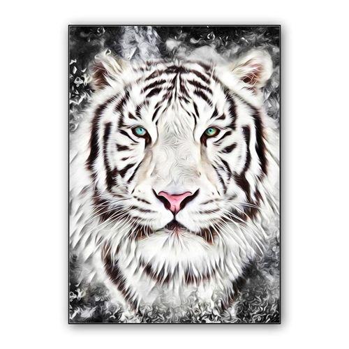 White Tiger Art wall art poster