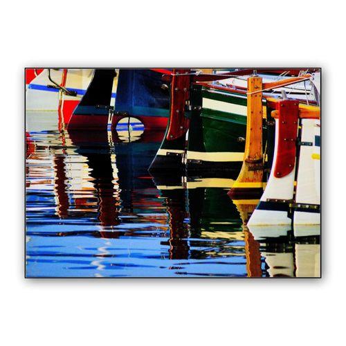 Boat reflex wall art poster