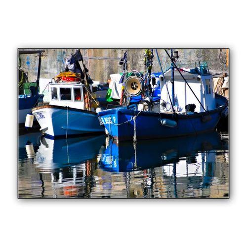 Genoa boats wall art poster
