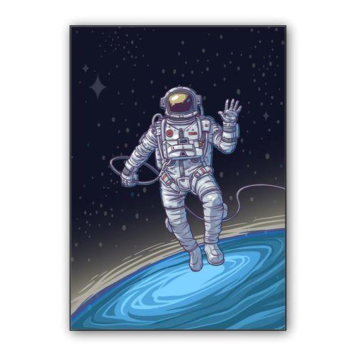 Astronaut in Space Canvas wall art poster