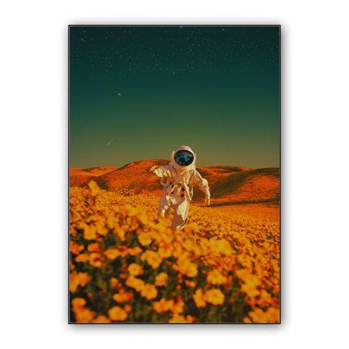 We travel, some of us forever, to seek other places, other lives, other souls wall art poster