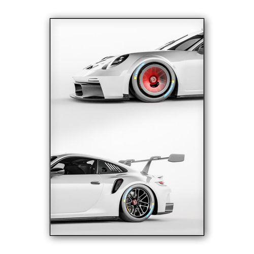 Porsche 992 GT3 Cup wall art poster