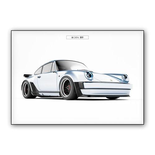 Porsche 964 Turbo wall art poster