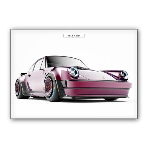 Porsche 964 Turbo wall art poster