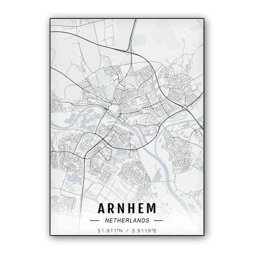 Arnhem map wall art poster