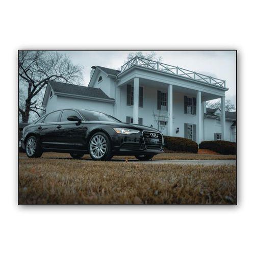 Audi A6 wall art poster
