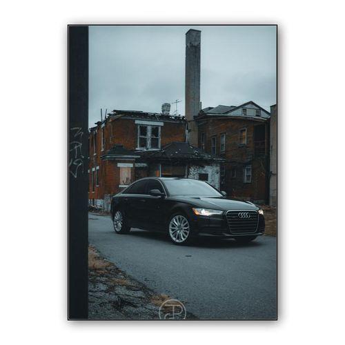 Audi A6 wall art poster