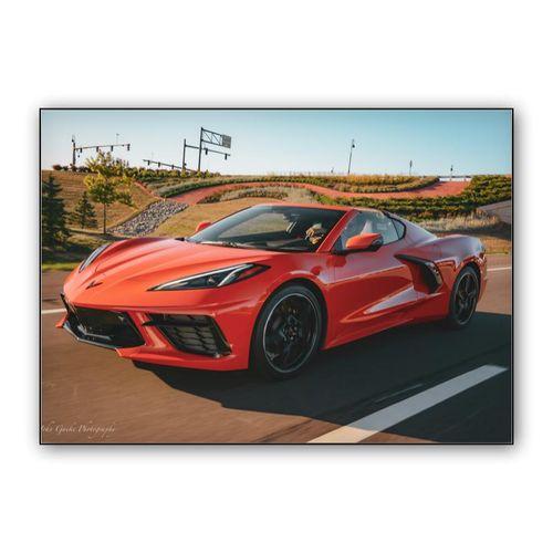Chevrolet Corvette C8 wall art poster