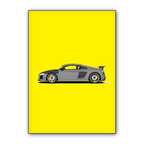 Awdee Ar Eight Vee Ten Cartoon ( Landscape ) wall art poster