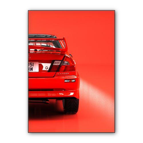 Mitsubishi Lancer Evo VI TME wall art poster