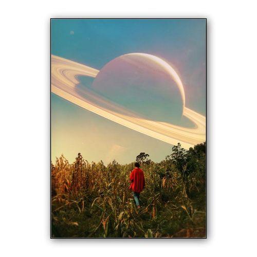 Saturnus View wall art poster