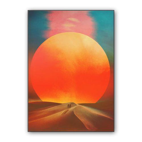 Setting Sun wall art poster