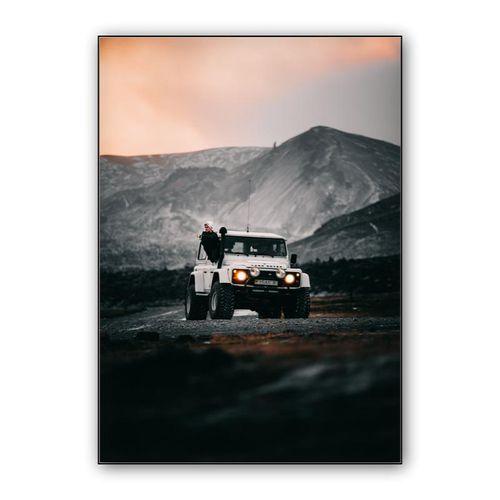 Land Rover Defender wall art poster