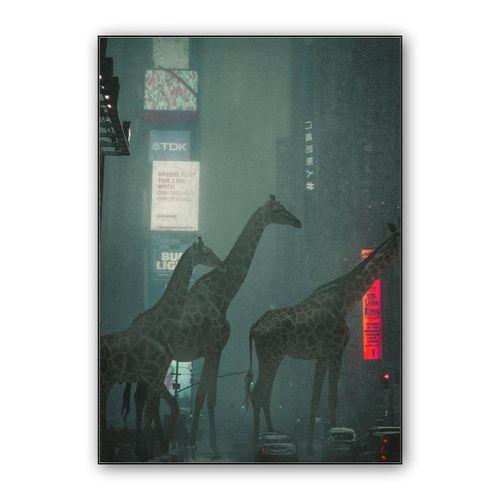 Crossing wall art poster