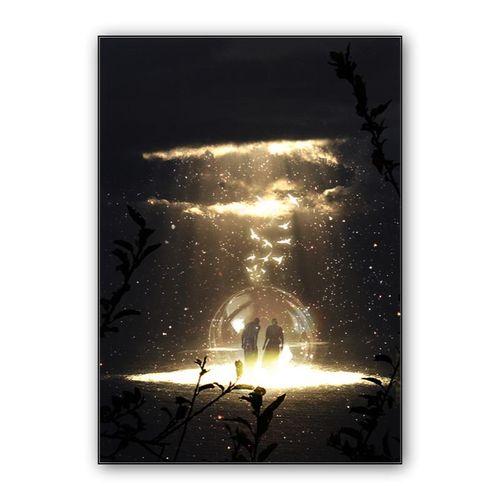 Light wall art poster
