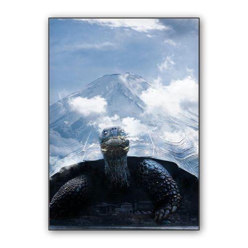 Under Fujiyama wall art poster