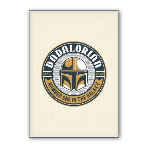 Dadalorian wall art poster