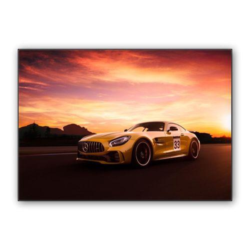 Mercedes AMG GT R wall art poster