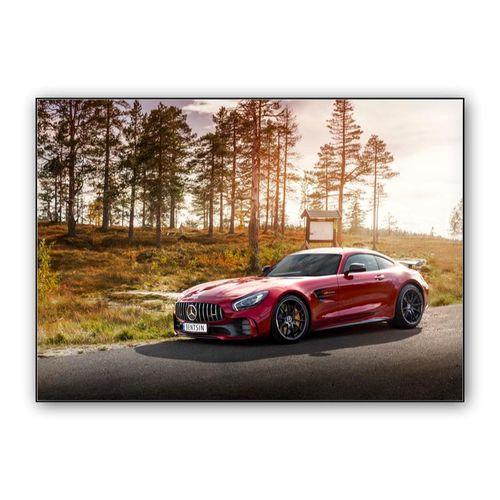Mercedes AMG GT R wall art poster
