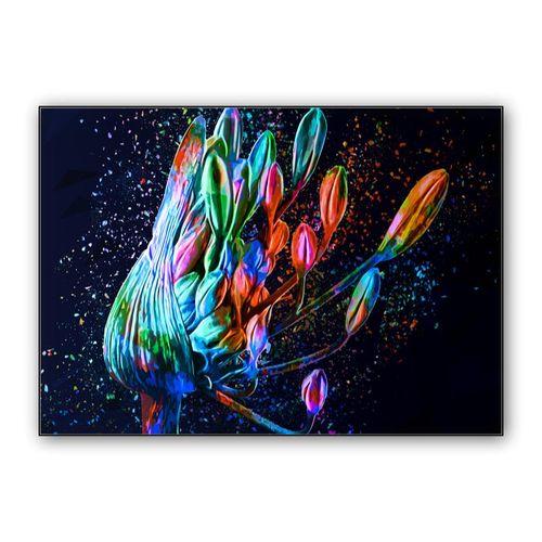 Colored Flower wall art poster