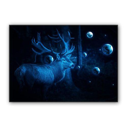 Deer Cosmos wall art poster