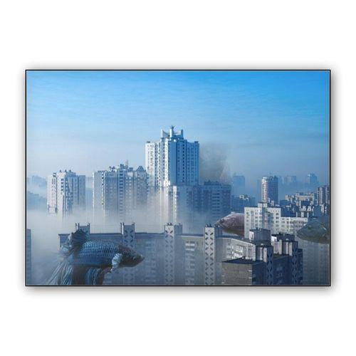 Fish City wall art poster