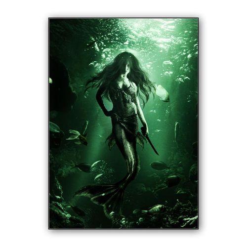 Jungle Huntres Siren wall art poster
