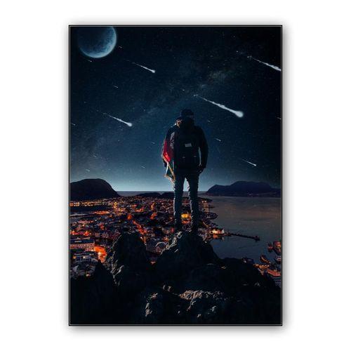 Man Standing wall art poster