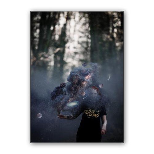 Smoke Space wall art poster