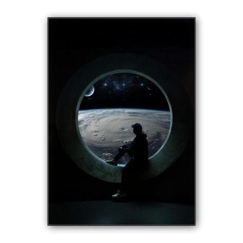 View to Planet wall art poster