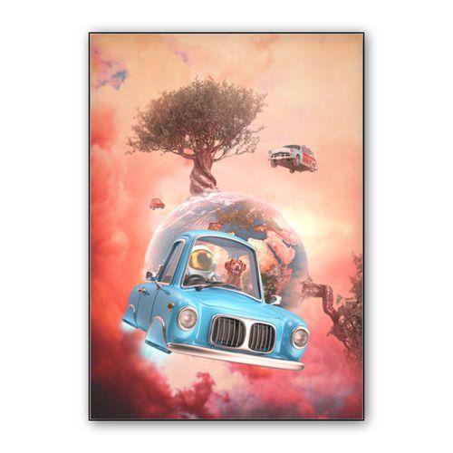 Cloud adventure wall art poster