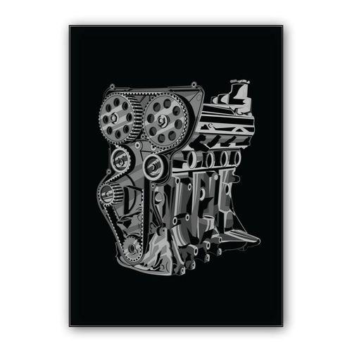 Engine wall art poster