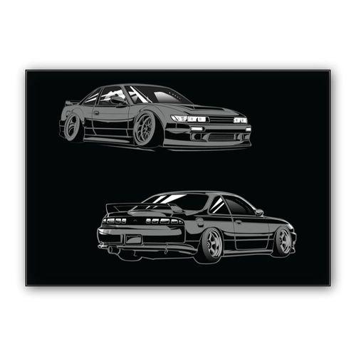 Nissan S13 Silvia wall art poster