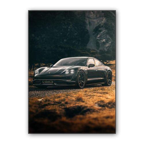 Porsche Taycan Turbo S wall art poster