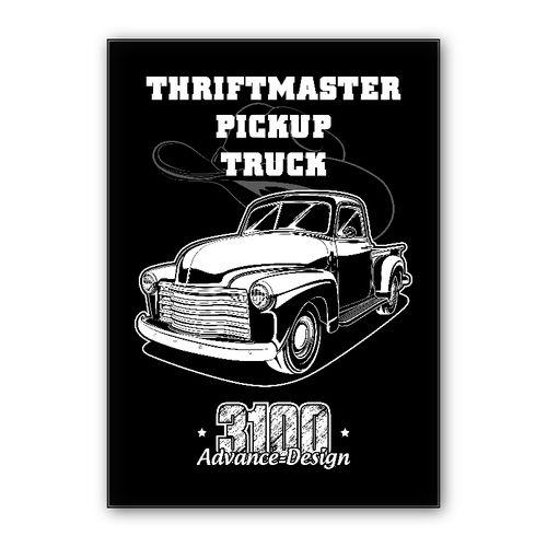 Chevrolet 3100 wall art poster