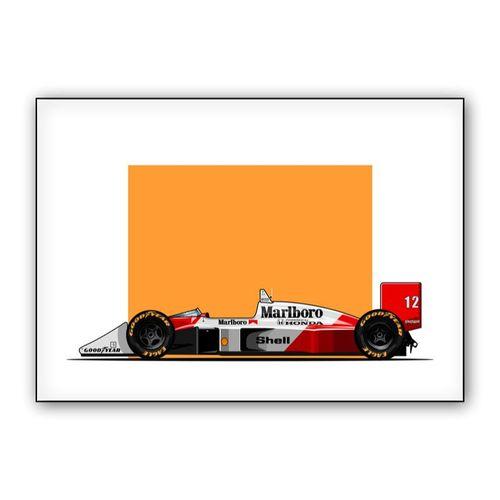 Mclaren F1 car wall art poster