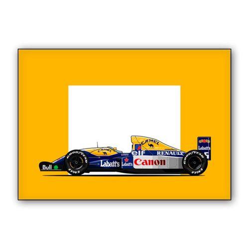 Williams F1 car wall art poster