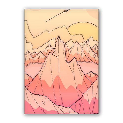 A river on Mars wall art poster