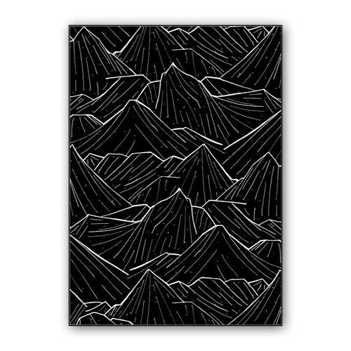 The dark mountains wall art poster
