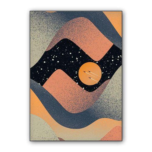 The sand dunes of Mars wall art poster