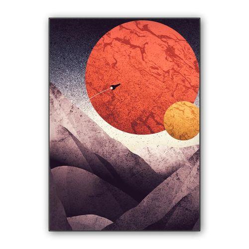 An unknown world wall art poster