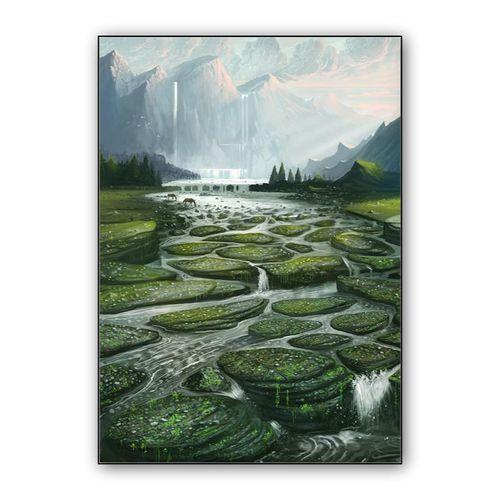 The great waterfall wall art poster