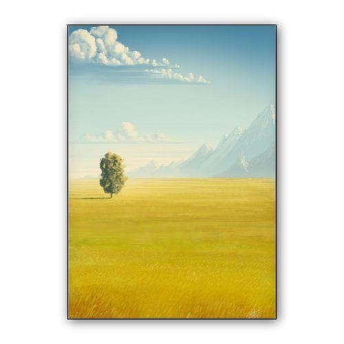 Peaceful valley wall art poster