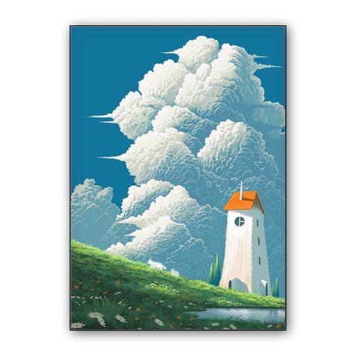 Spirits of the pond wall art poster