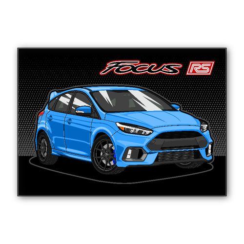 Ford Focus RS wall art poster