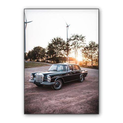 Mercedes-Benz W111 wall art poster