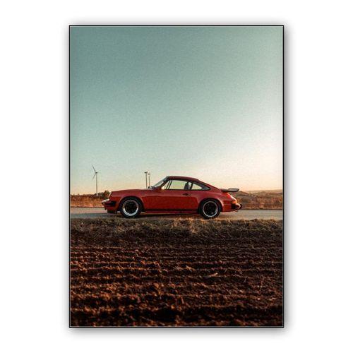 Porsche 930 Turbo wall art poster
