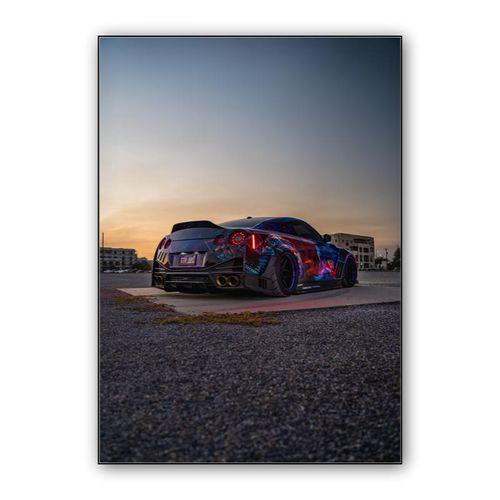 Nissan GT-R R35 wall art poster
