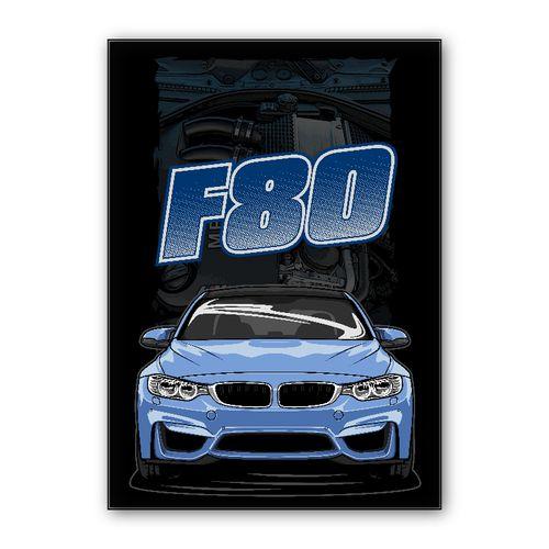 BMW F80 wall art poster